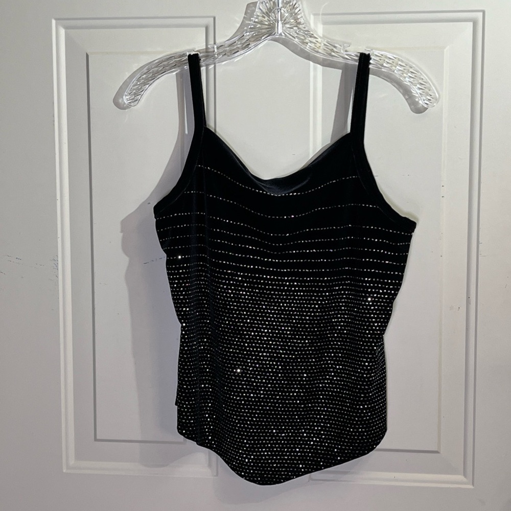 CDC Glittering Black Tank Top